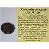 Image 2 : ANCIENT ROMAN COIN ATTRIBUTED TO THE RULE OF CONSTANTINE THE GREAT 306-337 A.D.