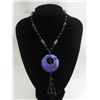 Image 1 : 650CTW BLACK ONEX AND AMETHYST PENDANT