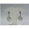 Image 1 : FINEST WHITE COIN PEARL AND CZ DANGLING