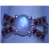 Image 1 : 27.25 CTW RAINBOW AND RUBY RING .925 STERLING SILVER