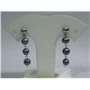 Image 1 : 3-LAYER BLACK PEARL DANGLING