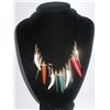 Image 1 : 251CTW MULTICOLOR TOOLS BRASS NECKLACE;18INCH