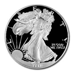 Proof Silver Eagle 1991-S