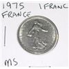 Image 1 : 1975 FRANCE 1 FRANC *RARE MS HIGH GRADE!! COIN CAME OUT OF SAFE!!
