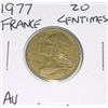 Image 1 : 1977 FRANCE 20 CENTIMES *RARE AU HIGH GRADE!! COIN CAME OUT OF SAFE!!