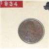 1934 LICOLN WHEAT CENT *NICE EARLY PENNY!! COIN CAME OUT OF SAFE!!