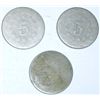 Image 1 : 3 OLD NICKELS WITH 2 SHEILD & 1 LIBERTY HEAD "V" NICKEL ALL FOR 1 MONEY *WE CAN NOT SEE ANY DATES!!