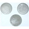 Image 2 : 3 OLD NICKELS WITH 2 SHEILD & 1 LIBERTY HEAD "V" NICKEL ALL FOR 1 MONEY *WE CAN NOT SEE ANY DATES!!