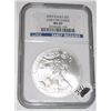 Image 1 : 2009 EARLY RELEASES SILVER EAGLE 1oz .999 SILVER *RARE CERTIFIED BY NGC MS-69 HIGH GRADE*!!