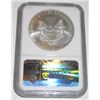 Image 2 : 2009 EARLY RELEASES SILVER EAGLE 1oz .999 SILVER *RARE CERTIFIED BY NGC MS-69 HIGH GRADE*!!