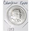 Image 1 : 1893 COLUMBIAN EXPO SILVER HALF DOLLAR *NICE EARLY SILVER HALF DOLLAR*!! COIN CAME OUT OF SAFE!!