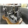 Image 2 : Hand Crafted Pewter Golf Cart - Weekend Warriors - Solid Heavy Piece