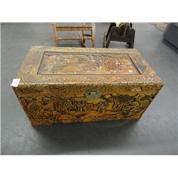 Oriental Carved Chest