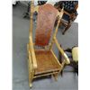 Image 1 : Wood & Leather Rocker
