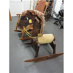 Custom Wood Rocking Horse