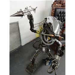 Original Recycled Metal Art Sculpture Promethius - 56" H x 60" L