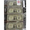 Image 1 : Lot of 4 Star Dollar Notes