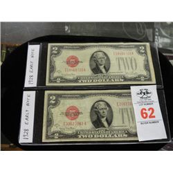 Pair of 1928 Early Notes