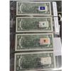 Image 2 : 4-Pack of $2 Notes - Cancelled Stamp on Backs