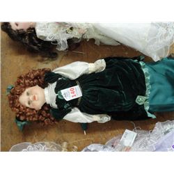 Red Hair Doll w/Green Dress