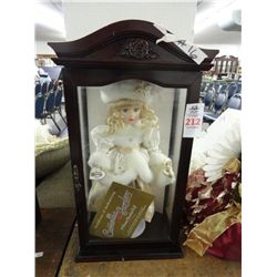 Cornellia Garden Porcelain Doll in Case