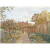 Image 1 : Thomas Henry Hunn (1857-1928), The Walled Garden, Sutton Place, Surrey, watercolour, signed lower ri