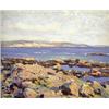 Image 1 : Fred Hall (1860-1948), Mounts Bay, Cornwall, oil on panel, signed lower left, 33 x 40.5 cm This pict