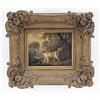 Image 1 : Charles Towne (1763-1840), Study of a spaniel within an extensive landscape, oil on panel, signed an