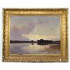 Image 1 : William Henry Gore (late 19th/early 20th century), Clearing off after Storm; a study of Benham Lake,