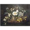 Image 1 : Pierre Langlade (early 20th century), Still life with dog roses, cowslips and forget-me-nots, oil on