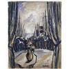 Image 1 : Paul Ayshford (Lord) Methuen (1886-1974), Balcony looking onto a harbour, oil on board, signed lower