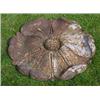 Image 1 : A 19th century cast iron wall plaque, in the form of a Tudor rose, 69cm diameter (27in) £150-200...