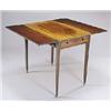 Image 1 : A late George III mahogany Pembroke table, the rectangular top with a moulded edge, with a frieze dr