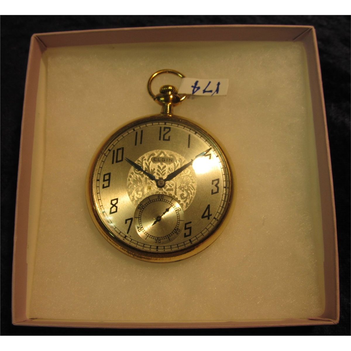 679. Elgin Watch Co. Illinois Watch Case. 20 Year Gold case. 1928 Eagle