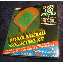 1539. Over 150 Pieces. Everything you need to start collecting Baseball Cards.  Deluxe Baseball Coll