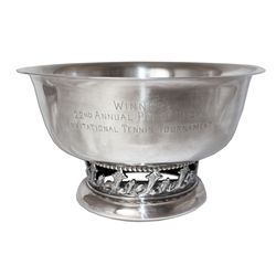 Early Arthur Ashe Tennis Trophy -- From His Win at the Perth Amboy Tennis Tournament in 1964