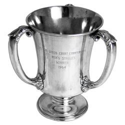 Arthur Ashe 1964 ''Eastern Grass Court'' Championships Trophy -- Awarded to the Burgeoning Tennis Le