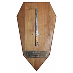 Award Presented to Arthur Ashe at Fort Benning, Georgia in 1968 During His Military Service