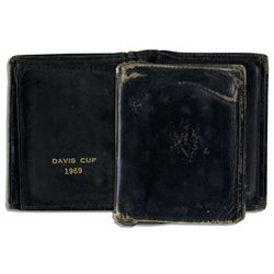Arthur Ashe's Own 1969 Davis Cup Commemorative Leather Wallet