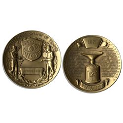 Arthur Ashe's Medal From the 1971 World Championship of Tennis Finals