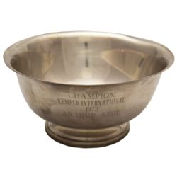 Arthur Ashe 1973 Kemper International Tennis Tournament Champion Trophy