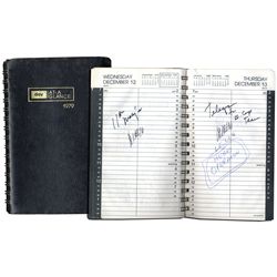 Arthur Ashe's 1979 Day Planner -- The Last Year of His Professional Tennis Career as He Suffered a H