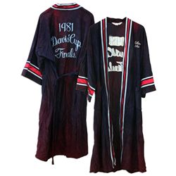 Arthur Ashe 1981 Davis Cup Finals Robe -- From Ashe's Year as Captain of the U.S. Davis Cup Team