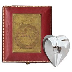 Arthur Ashe's ''Heart of New York'' Award -- Awarded to Tennis Legend Arthur Ashe in 1981, Two Years