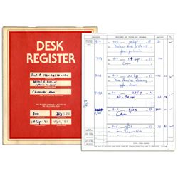 Arthur Ashe's Check Register From 1981 & 1982