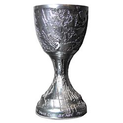 Arthur Ashe Davis Cup Chalice -- 1982 From Perth, Australia