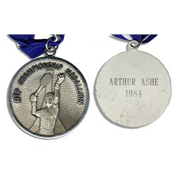 Association of Tennis Professionals (ATP) Championship Medallion Awarded to Arthur Ashe in 1984