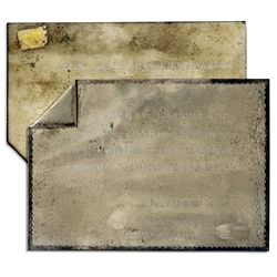 ''Le Coq Sportif'' Brazil Sao Paulo 1986 Plaque Awarded to Tennis Superstar Arthur Ashe