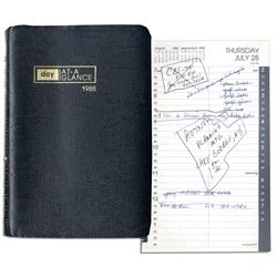 Arthur Ashe's Day Planner From 1988 -- The Year the Tennis Great Was Diagnosed With HIV