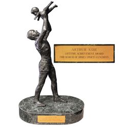 Arthur Ashe Lifetime Achievement Award Given by the March of Dimes in 1988
